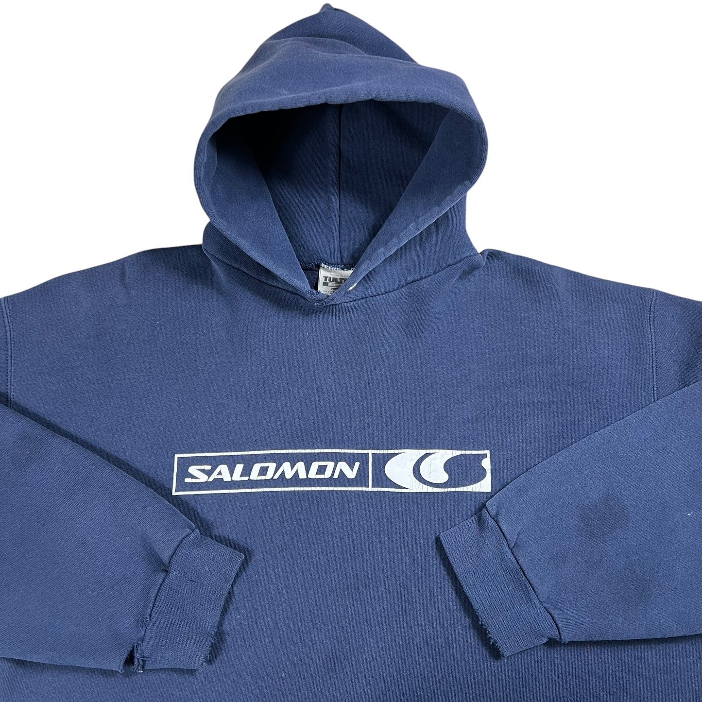 Vintage 90s Salomon Snowboards Outdoors faded hoodie (XL)