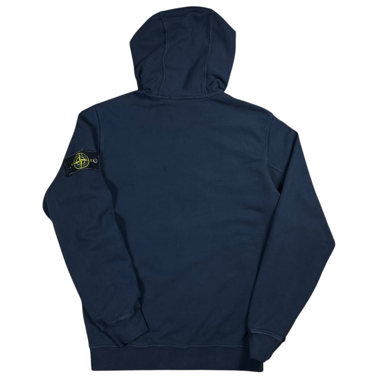 Stone Island authentic full zip up navy blue hoodie sweatshirt (M)