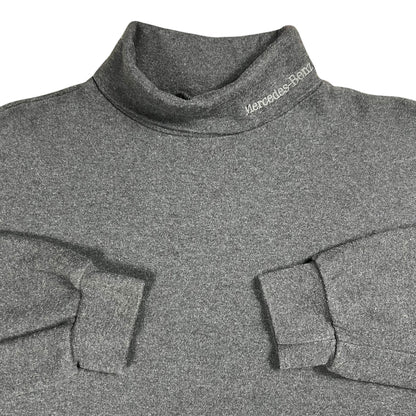 Vintage 90s Mercedes Benz luxury cars mock neck long sleeve shirt (L)