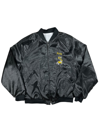 Vintage 1991 Georgia Tech Yellow Jackets “Horny” satin jacket (L)
