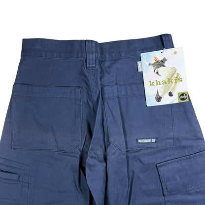 Vintage Y2K Levi’s Silver Tab khakis navy women’s zip off pants (26x26) DS NWT