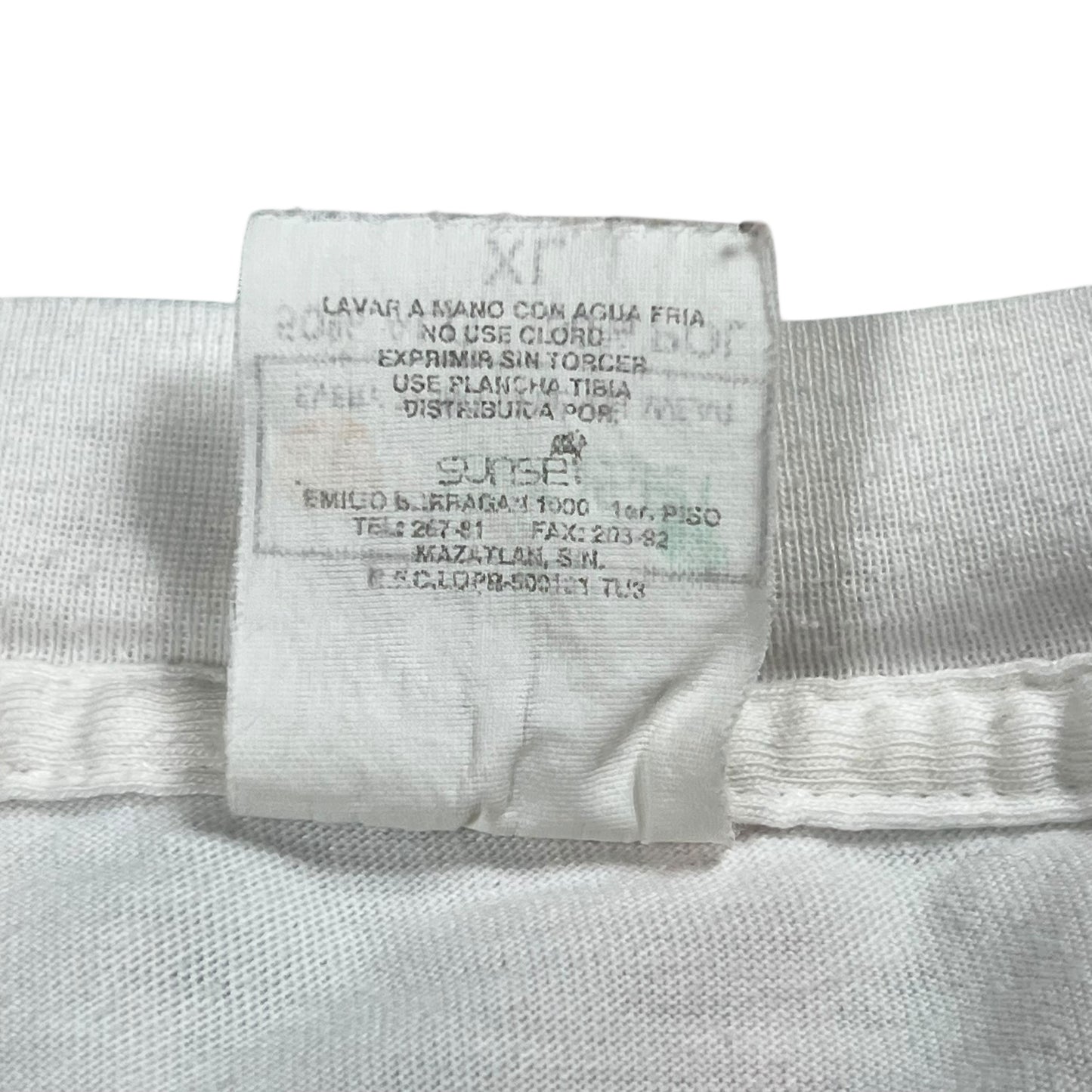 Vintage 90s NO FEAR G• F•CK Y••RS•LF “Pick A Vowel.” Faded NSFW tee (L)