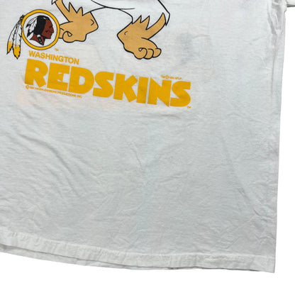 Vintage 1994 Washington Redskins Flintstones Fred break through tee (L)