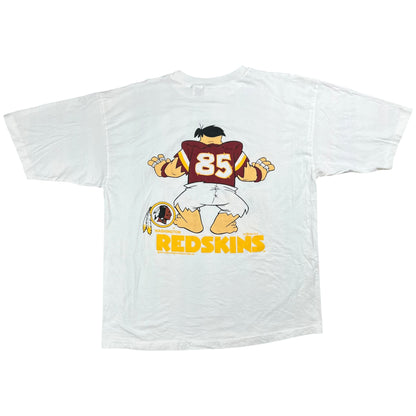 Vintage 1994 Washington Redskins Flintstones Fred break through tee (L)