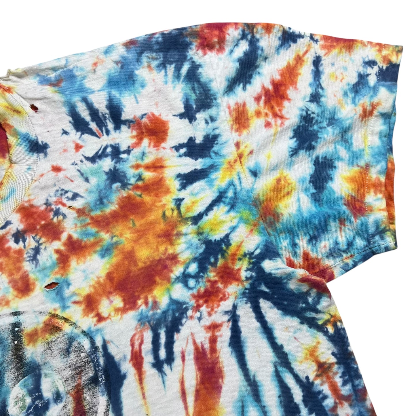 Vintage 80s Grateful Dead Space Your Face tie dye faded distressed band tee (XL)