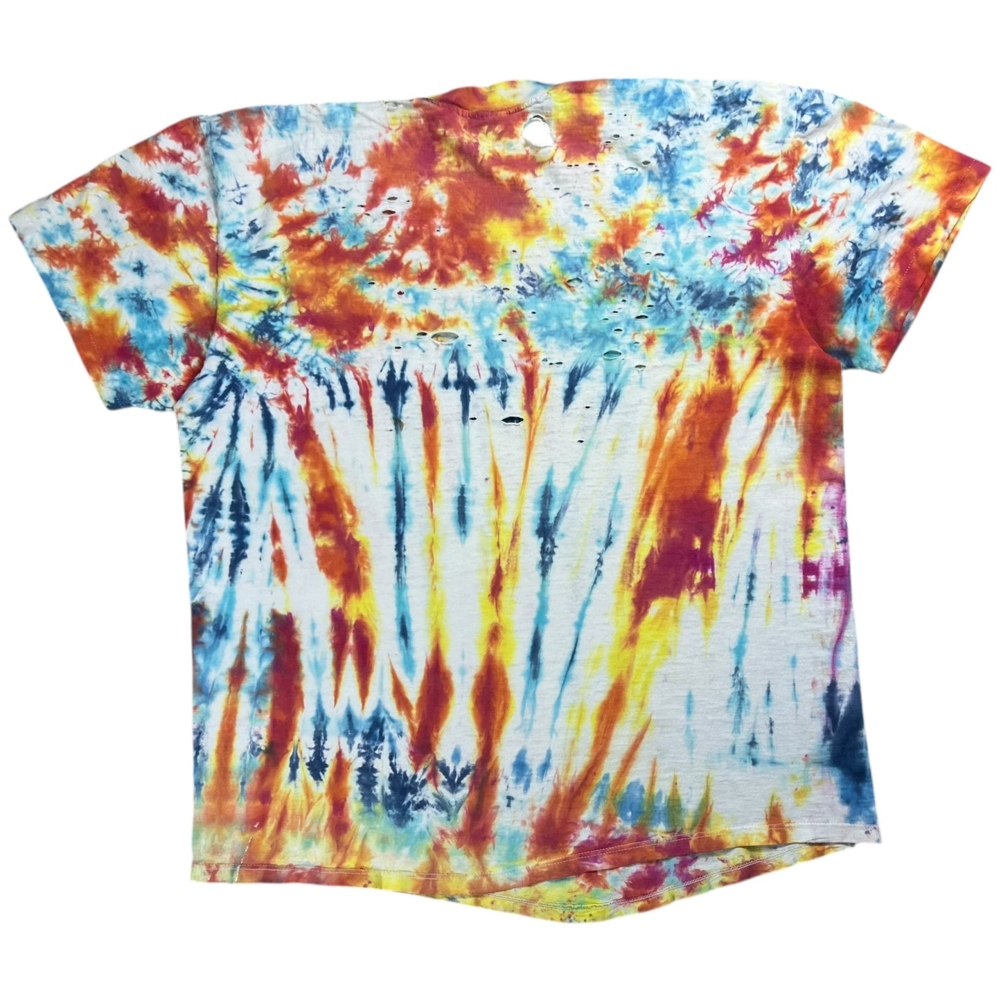 Vintage 80s Grateful Dead Space Your Face tie dye faded distressed band tee (XL)