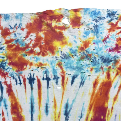 Vintage 80s Grateful Dead Space Your Face tie dye faded distressed band tee (XL)