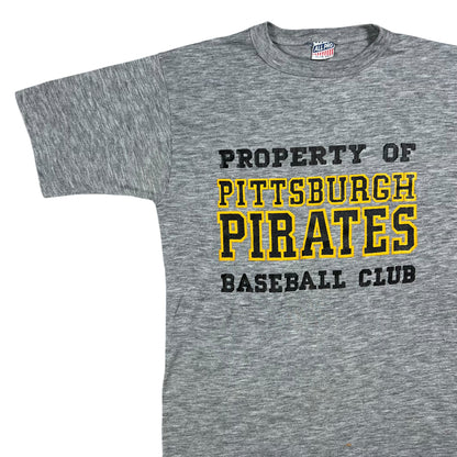 Vintage 80s Property of Pittsburgh Pirates Baseball Club YOUTH MLB tee (YXL)