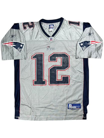 Vintage Y2K Reebok New England Patriots Tom Brady Alternate NFL football jersey (L)