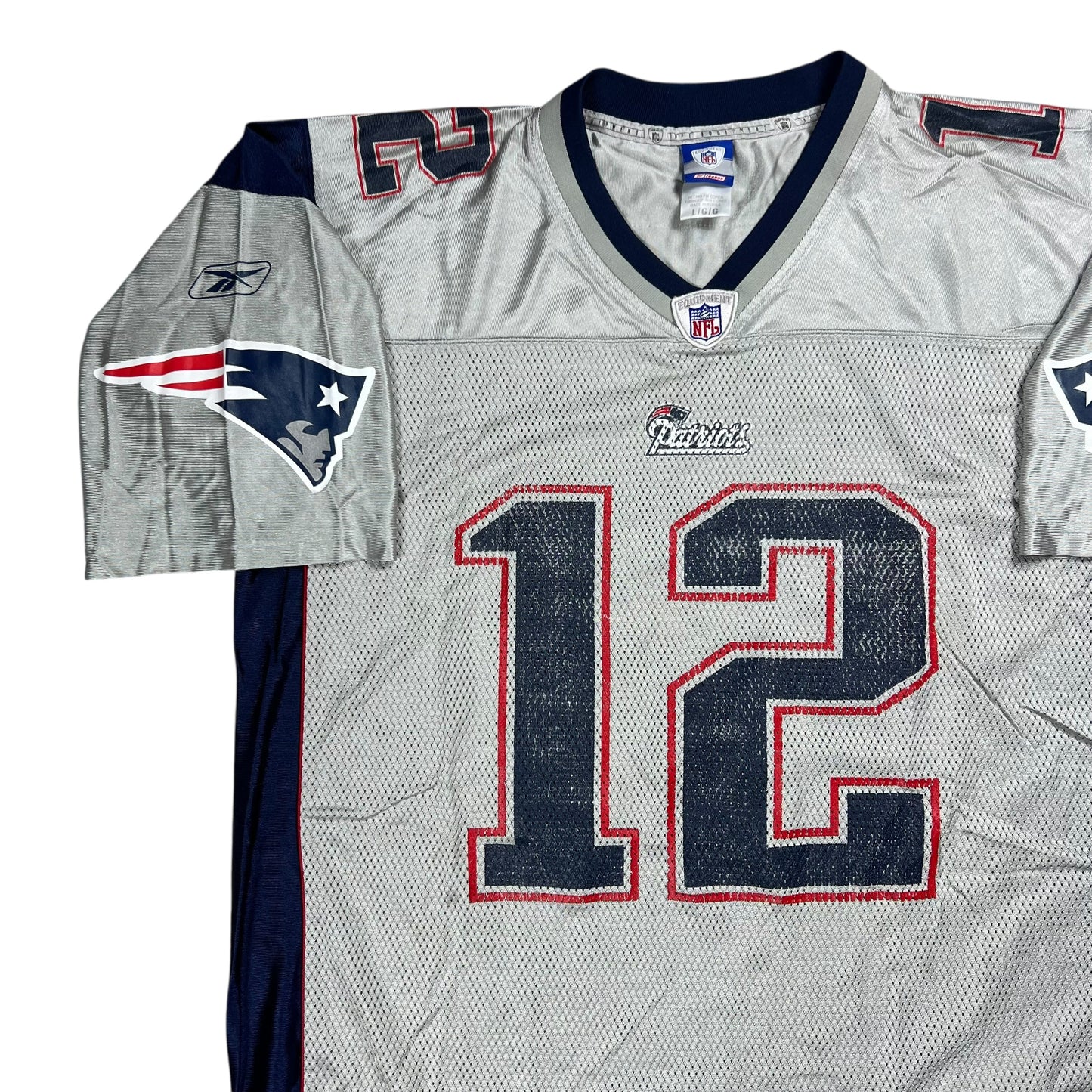 Vintage Y2K Reebok New England Patriots Tom Brady Alternate NFL football jersey (L)