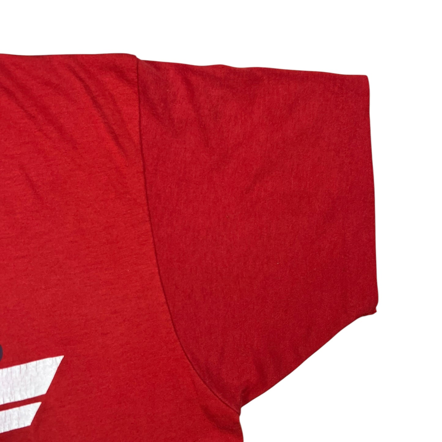 Vintage 80s New England Patriots old logo faded NFL tee (M)