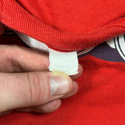 Vintage 80s New England Patriots old logo faded NFL tee (M)