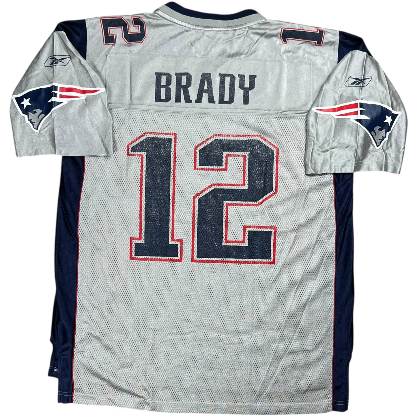 Vintage Y2K Reebok New England Patriots Tom Brady Alternate NFL football jersey (L)