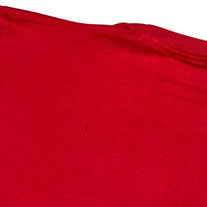 Vintage 80s New England Patriots old logo faded NFL tee (M)