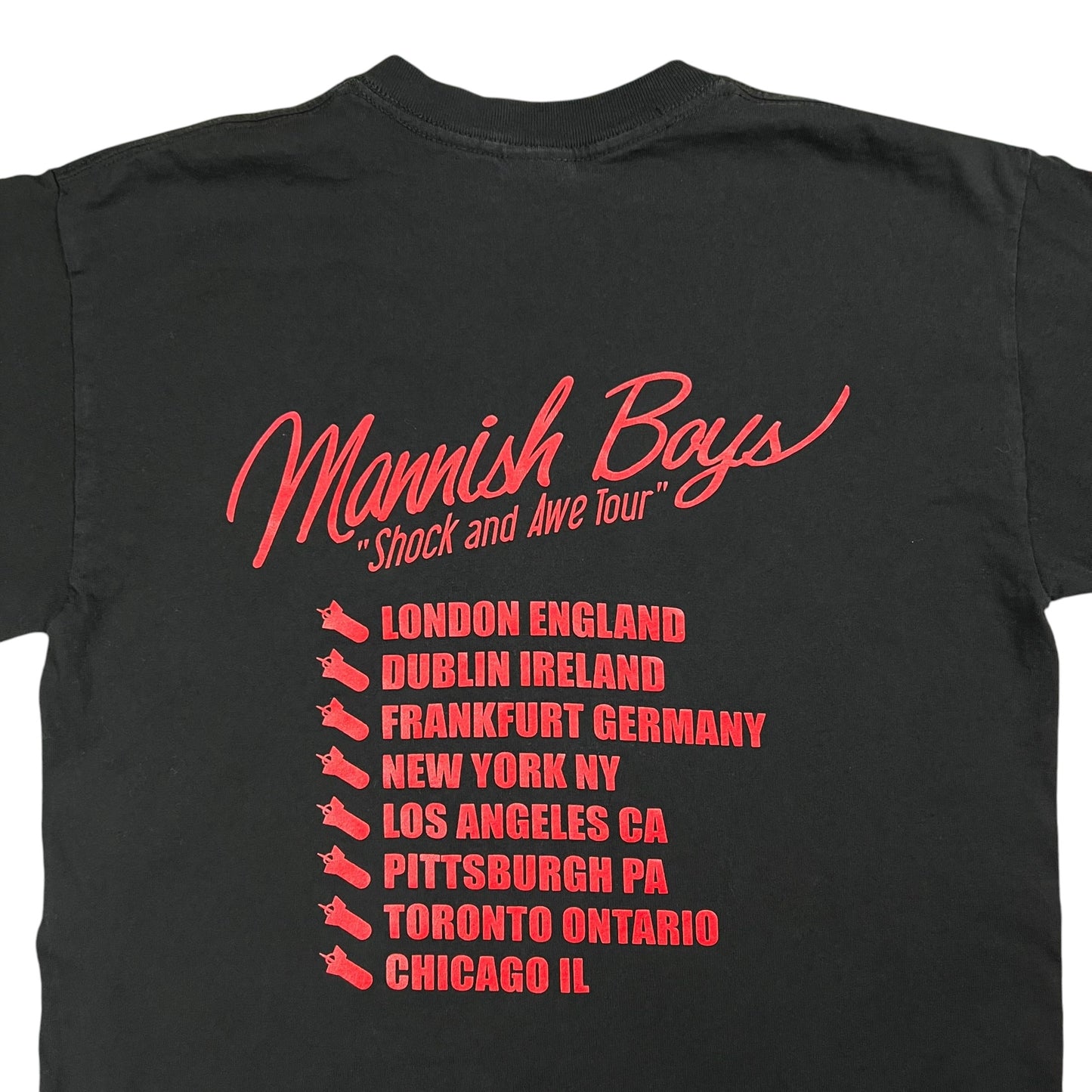 Vintage Y2K Mannish Boys David Bowie band tee (M)