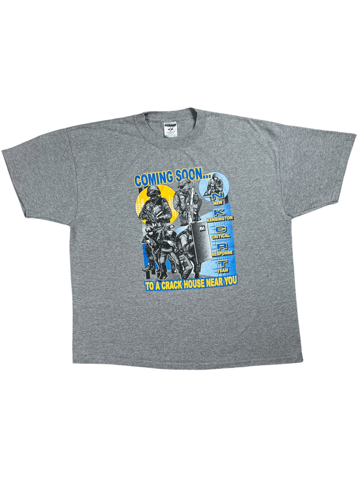 Vintage Y2K Coming soon to a Crackhouse near you Critical Response Team tee (XXL)