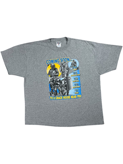 Vintage Y2K Coming soon to a Crackhouse near you Critical Response Team tee (XXL)