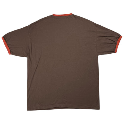 Vintage Y2K Hanes Beefy T steak promo shirt shirt ringer tee (XL)