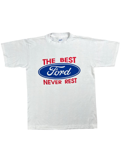 Vintage 90s Ford The Best Never Rest car tee (L)
