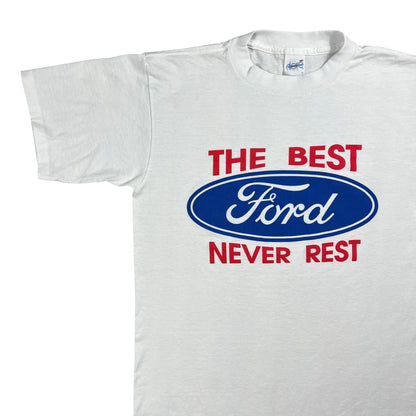 Vintage 90s Ford The Best Never Rest car tee (L)