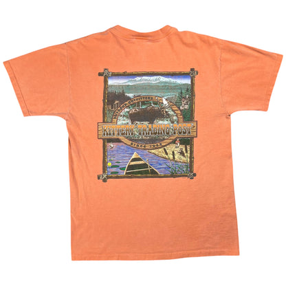Vintage 2001 Kittery Trading Post Outdoors Outfitters Maine faded tee (M)
