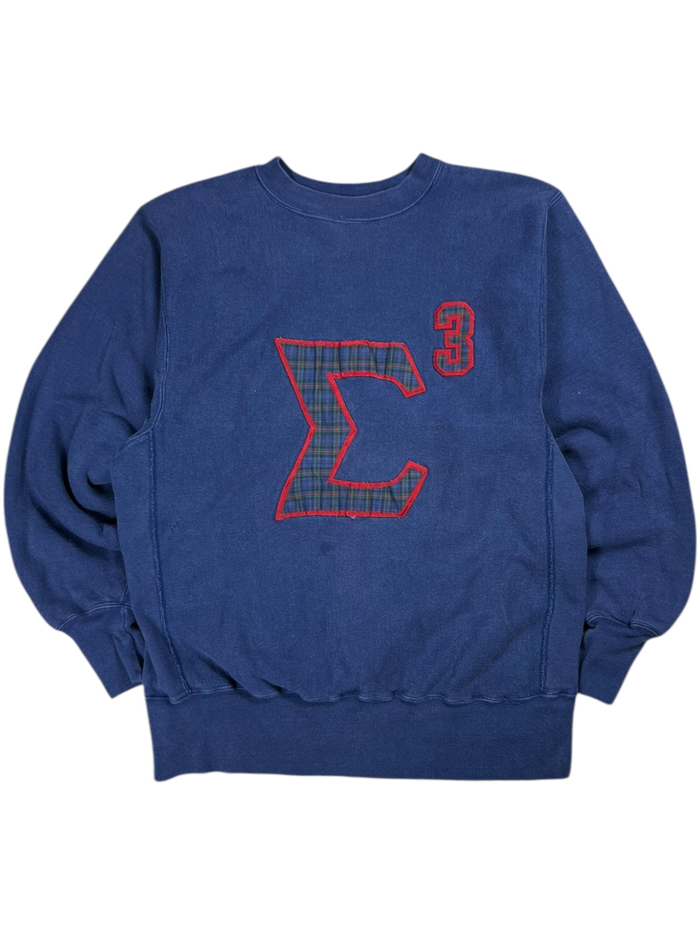 Vintage 90s Champion reverse weave faded fraternity crewneck (M/L)