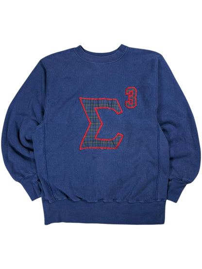 Vintage 90s Champion reverse weave faded fraternity crewneck (M/L)