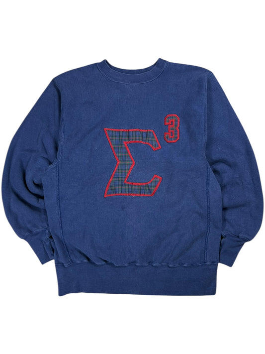 Vintage 90s Champion reverse weave faded fraternity crewneck (M/L)