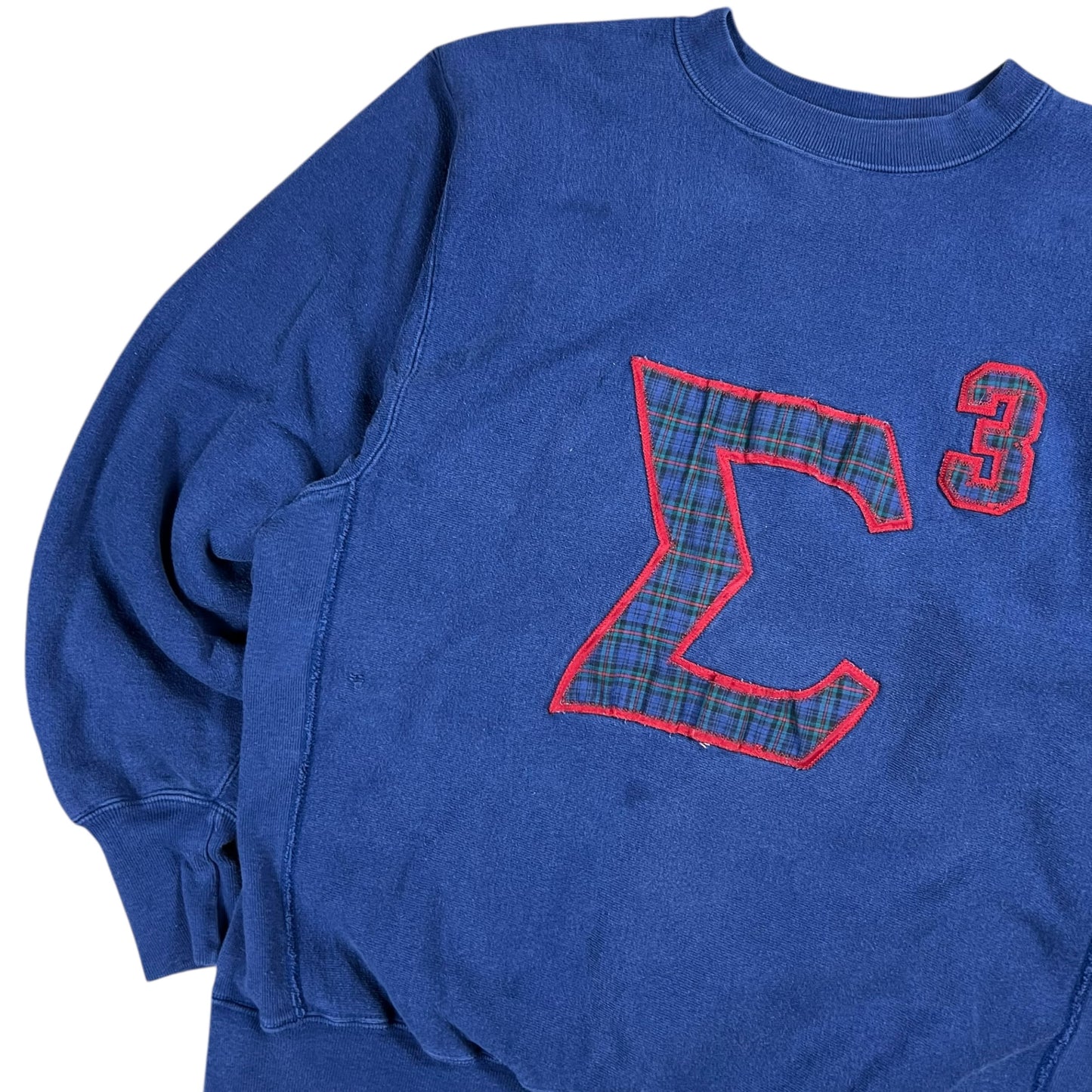 Vintage 90s Champion reverse weave faded fraternity crewneck (M/L)