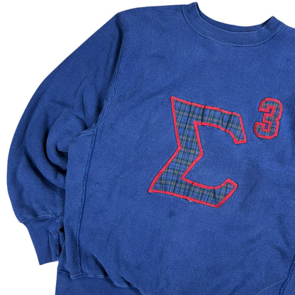 Vintage 90s Champion reverse weave faded fraternity crewneck (M/L)