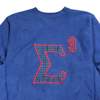 Vintage 90s Champion reverse weave faded fraternity crewneck (M/L)