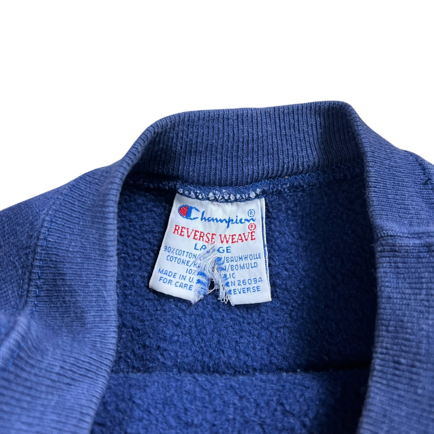 Vintage 90s Champion reverse weave faded fraternity crewneck (M/L)