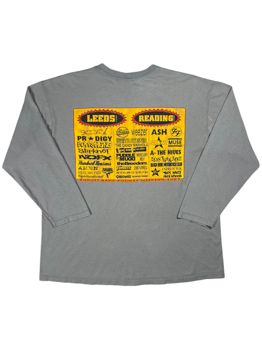 Vintage 2002 Leeds Reading festival Fruit of the Loom long sleeve band shirt (XL)