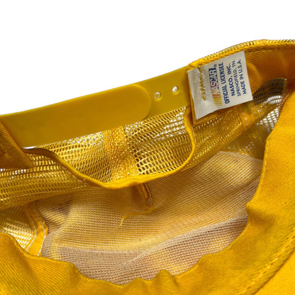 Vintage 80s NASCAR three stripe worn trucker SnapBack hat