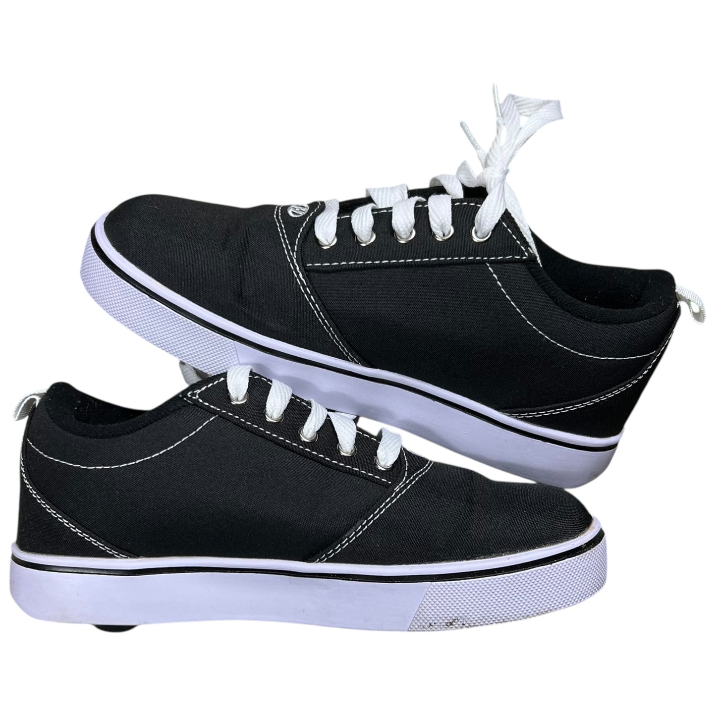 Y2K Heely’s Pro 20 The Original Wheeled Shoe Black White Sneakers (7M)