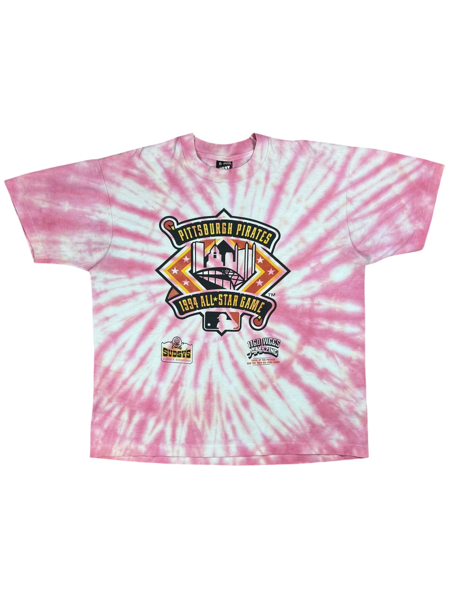 Vintage 1994 Pittsburgh Pirates MLB All Star Game tie dye tee (L/XL)