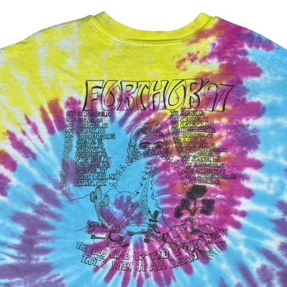 Vintage 1997 Grateful Dead Furthur Festival tie dye band tee (XXL)