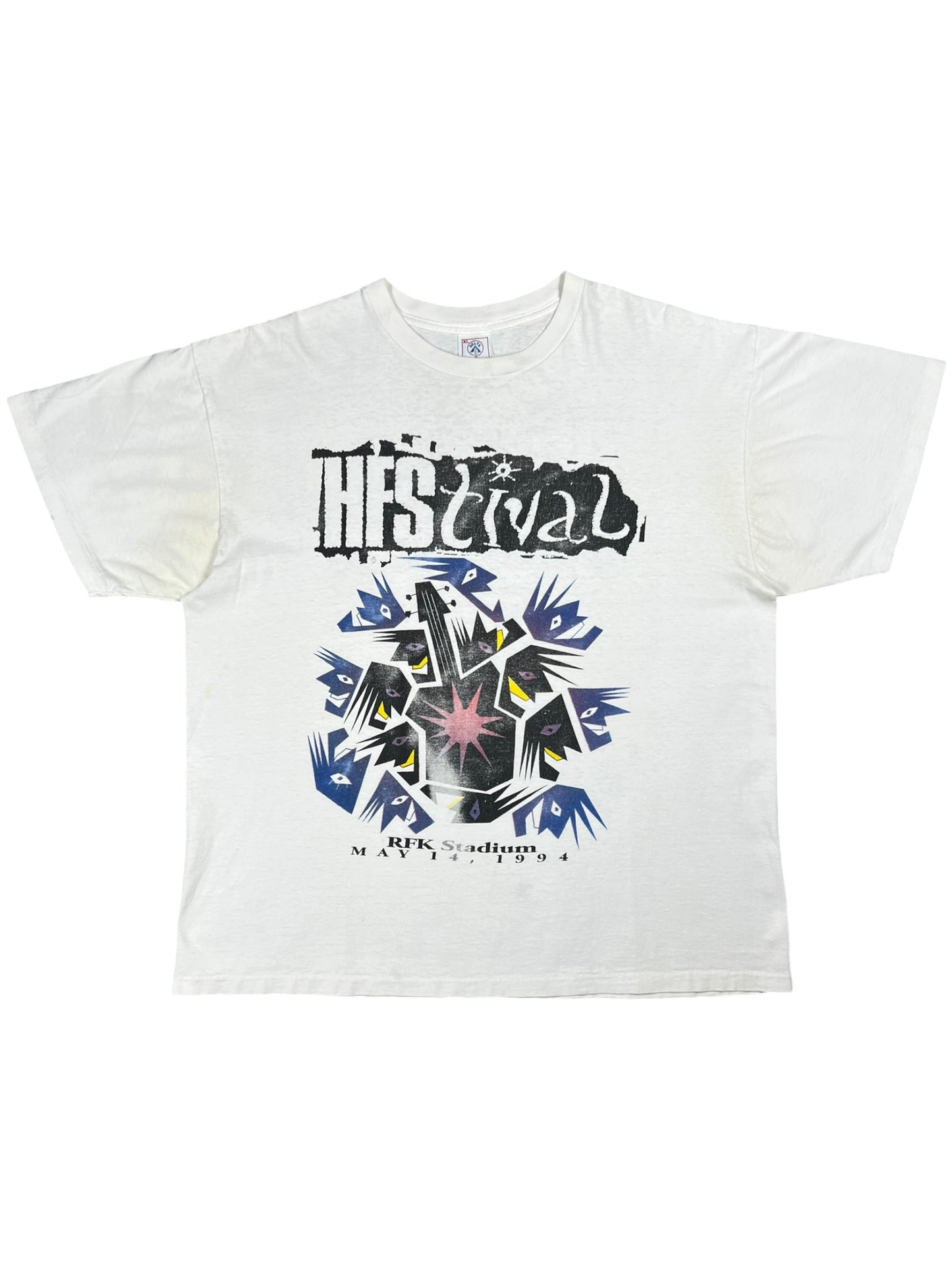 Vintage 1994 HFStival Meat Puppets Violent Femmes Pavement band tee (XL)