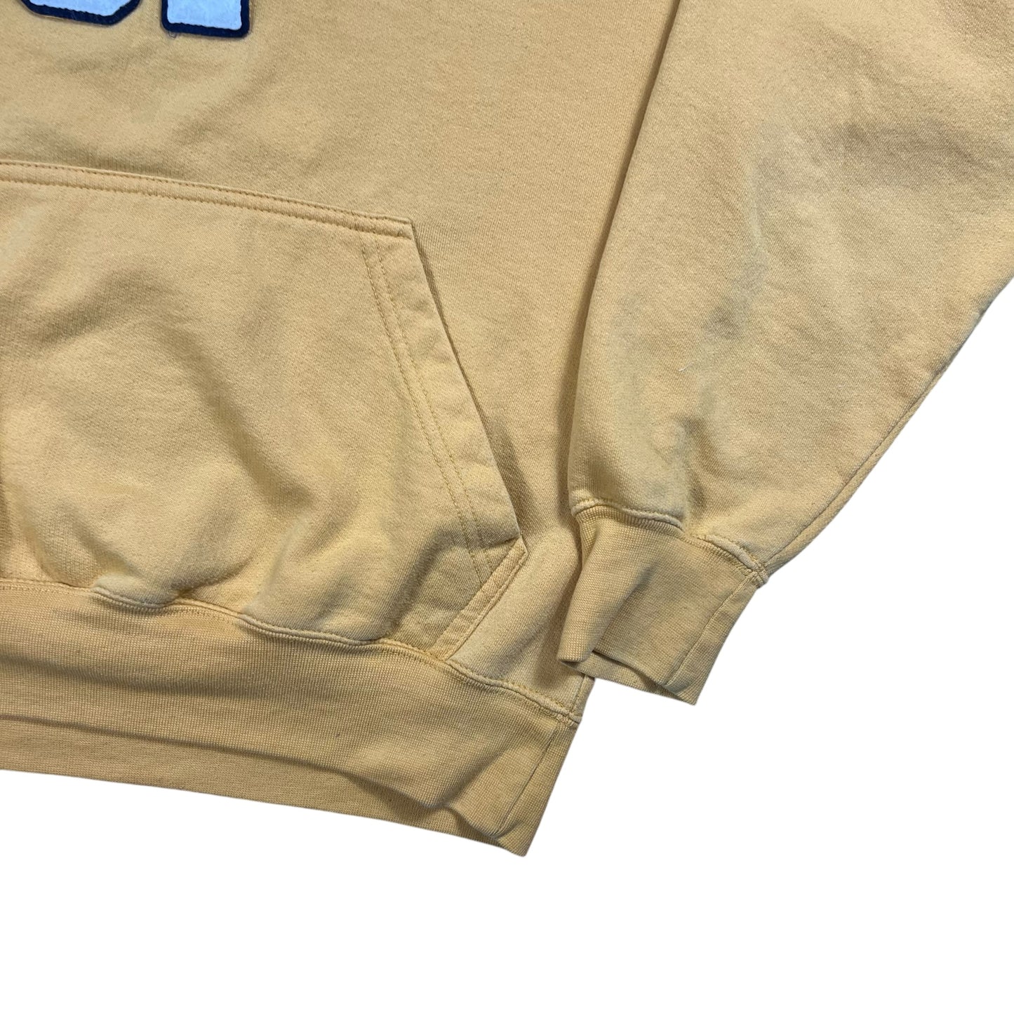 Y2K Pitt University of Pittsburgh 1787 yellow hoodie (S/M)