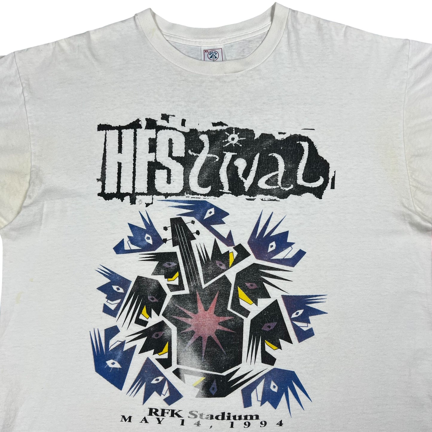Vintage 1994 HFStival Meat Puppets Violent Femmes Pavement band tee (XL)