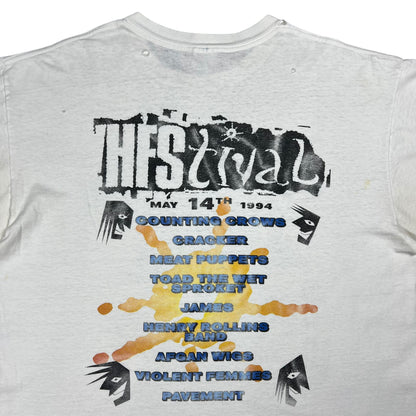 Vintage 1994 HFStival Meat Puppets Violent Femmes Pavement band tee (XL)