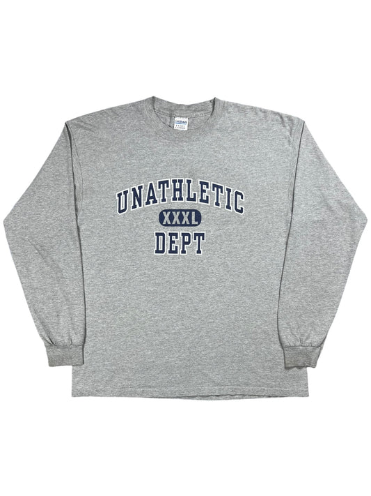 Vintage Y2K Unathletic Dept XXXL parody long sleeve tee (XL)