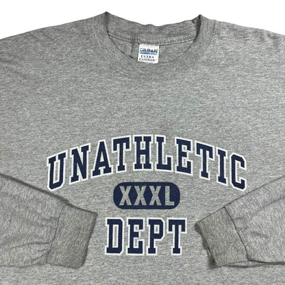 Vintage Y2K Unathletic Dept XXXL parody long sleeve tee (XL)