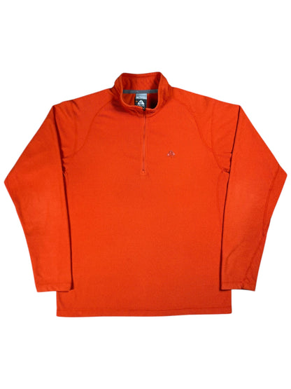 Vintage Y2K Nike ACG All Conditions Gear lightweight orange 1/4 zip (M)