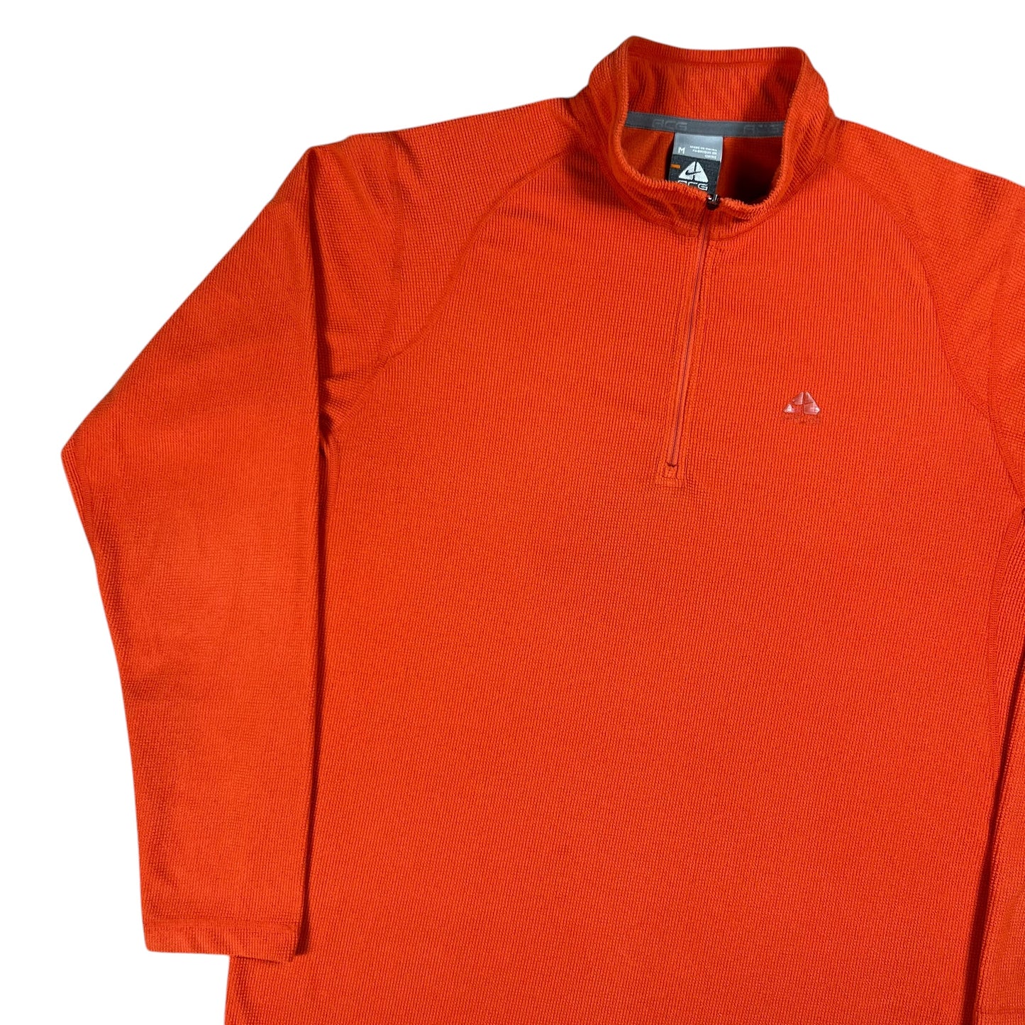 Vintage Y2K Nike ACG All Conditions Gear lightweight orange 1/4 zip (M)