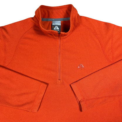 Vintage Y2K Nike ACG All Conditions Gear lightweight orange 1/4 zip (M)
