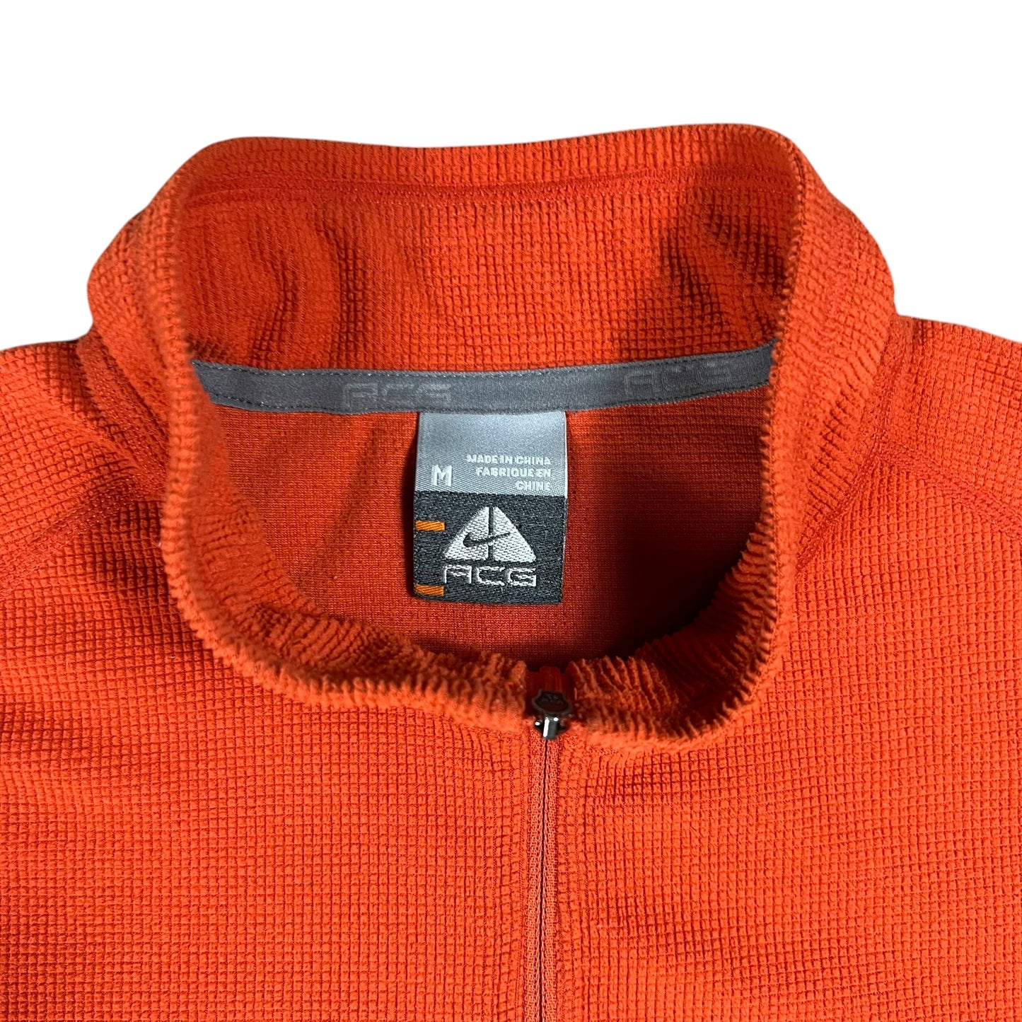 Vintage Y2K Nike ACG All Conditions Gear lightweight orange 1/4 zip (M)