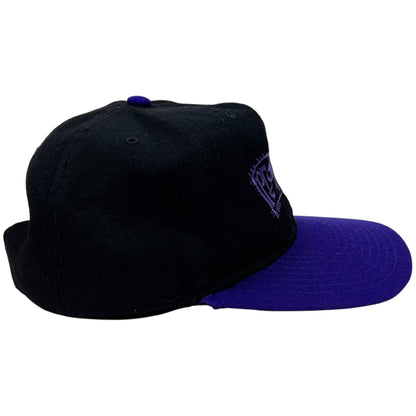 Vintage 90s Pearl Jam two tone wool black purple blend band SnapBack