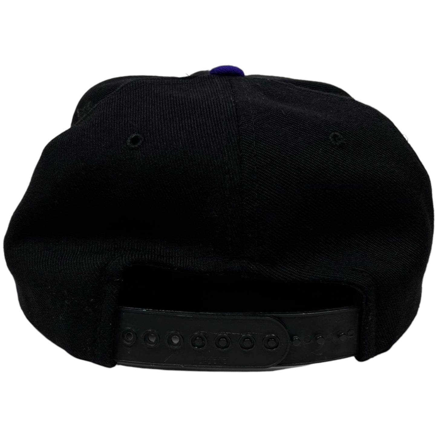 Vintage 90s Pearl Jam two tone wool black purple blend band SnapBack