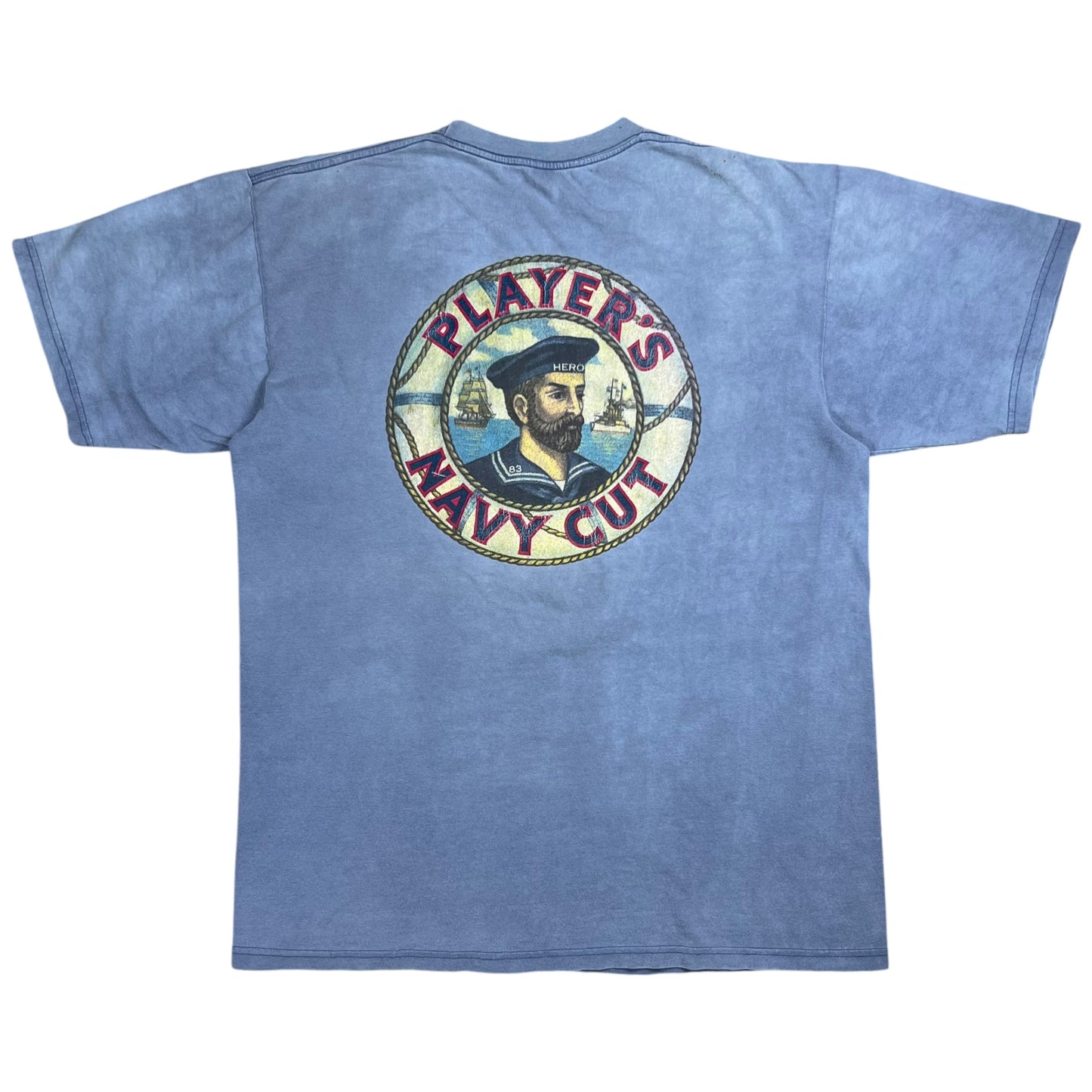 Vintage 90s Player’s Navy Cut Cigarettes faded tee (XL)